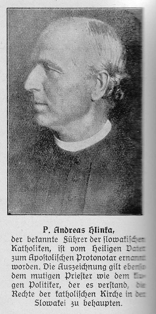 Portrait of Andrej Hlinka