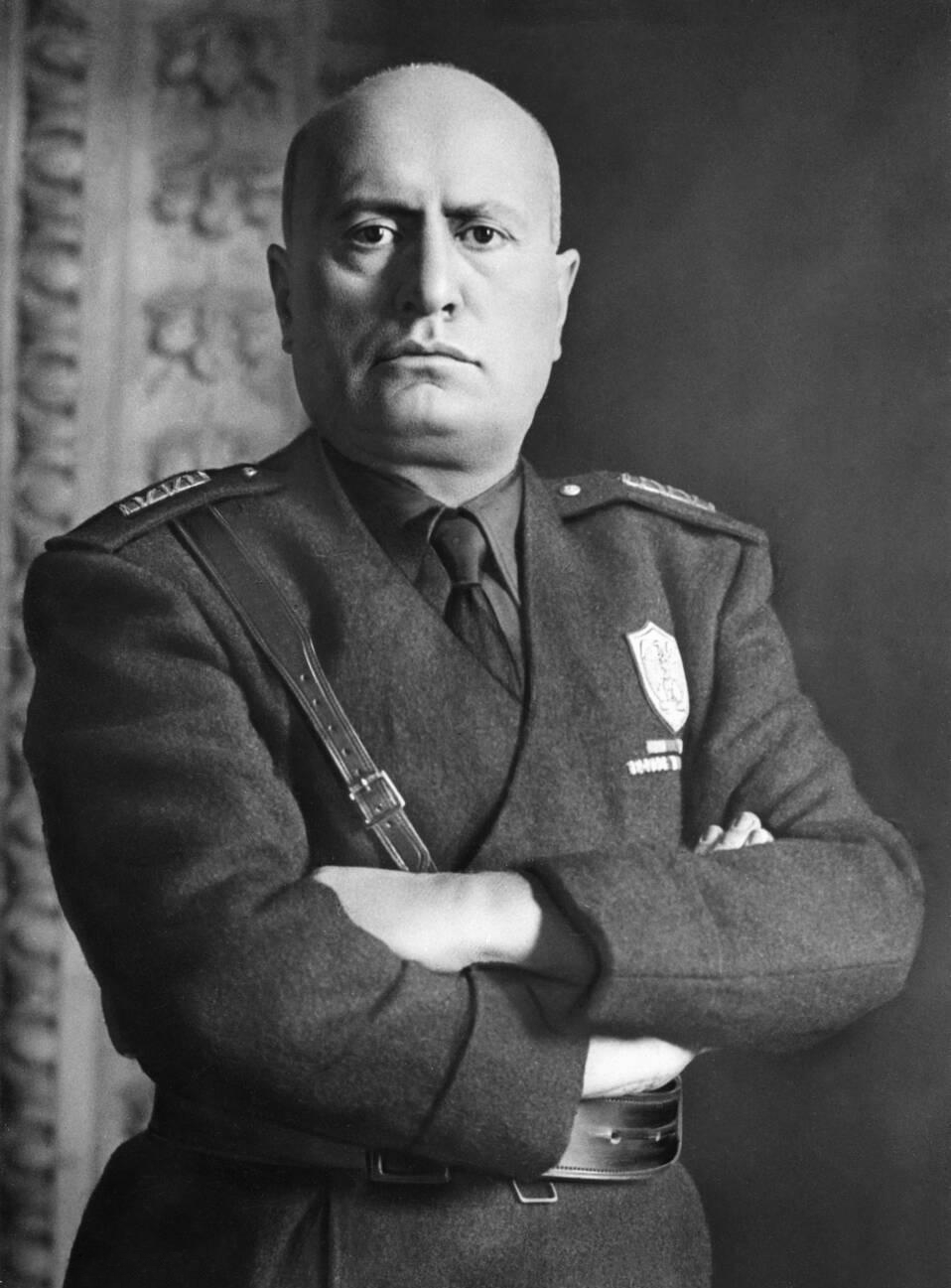 Portrait de Benito Mussolini