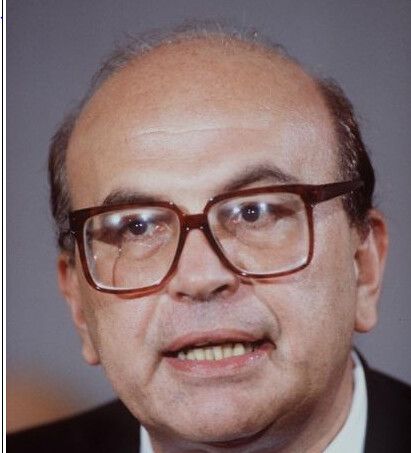Portrait of Bettino Craxi
