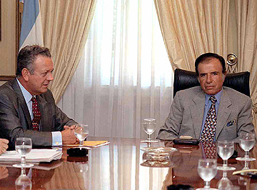 Portrait de Carlos Menem