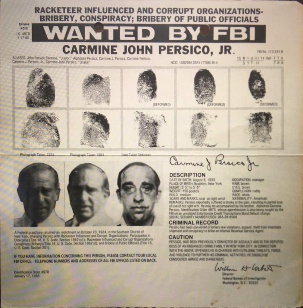 Portrait de Carmine Persico