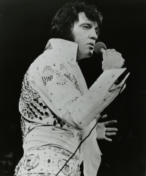 Portrait of Elvis Presley