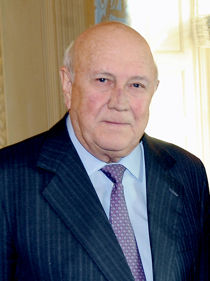 Portrait de F. W. de Klerk