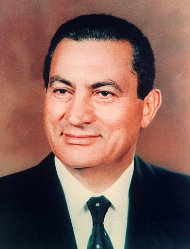 Portrait de Hosni Mubarak