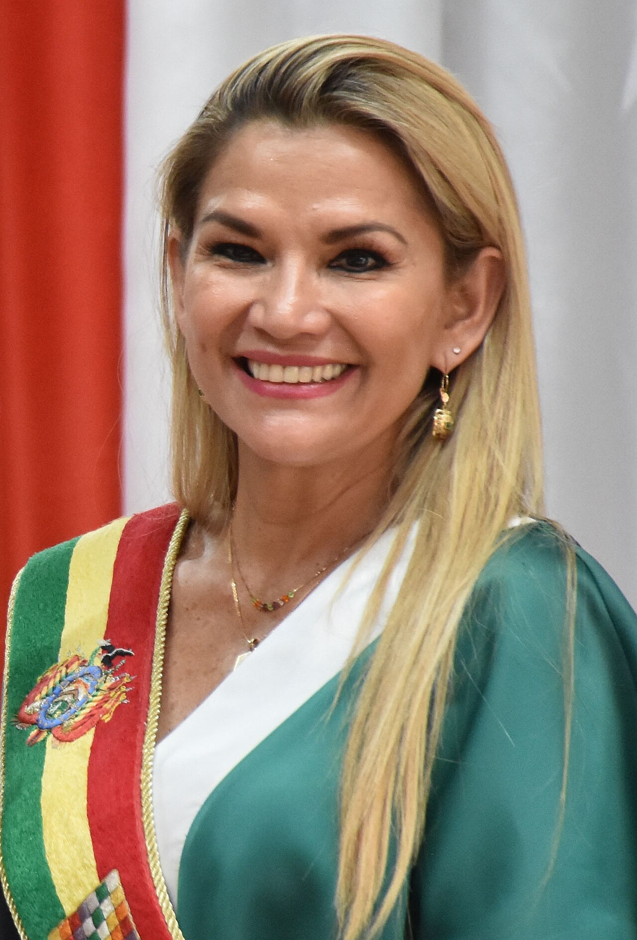 Portrait de Jeanine Áñez