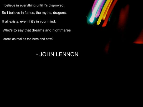 Portrait of John Lennon