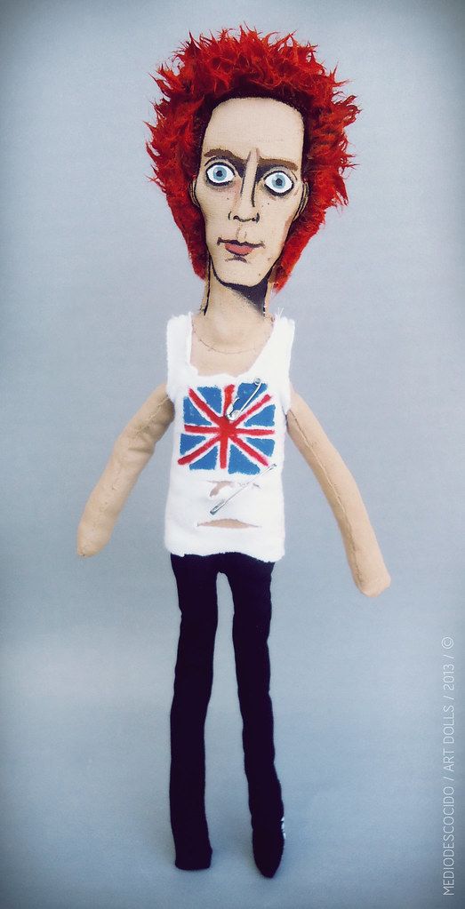 Portrait of Johnny Rotten