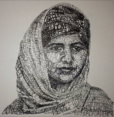 Portrait de Malala Yousafzai