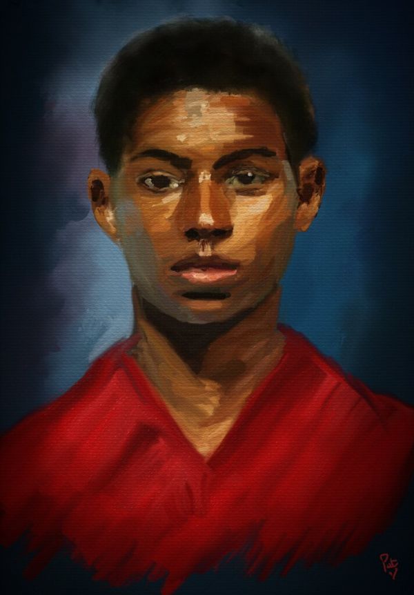 Portrait of Marcus Rashford