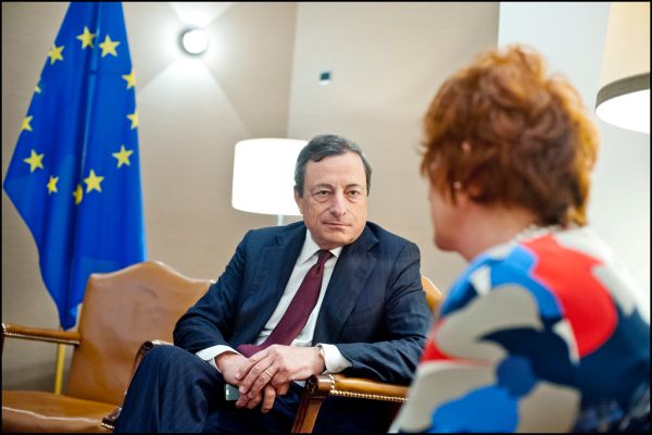 Portrait de Mario Draghi