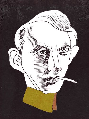 Portrait of Michel Houellebecq