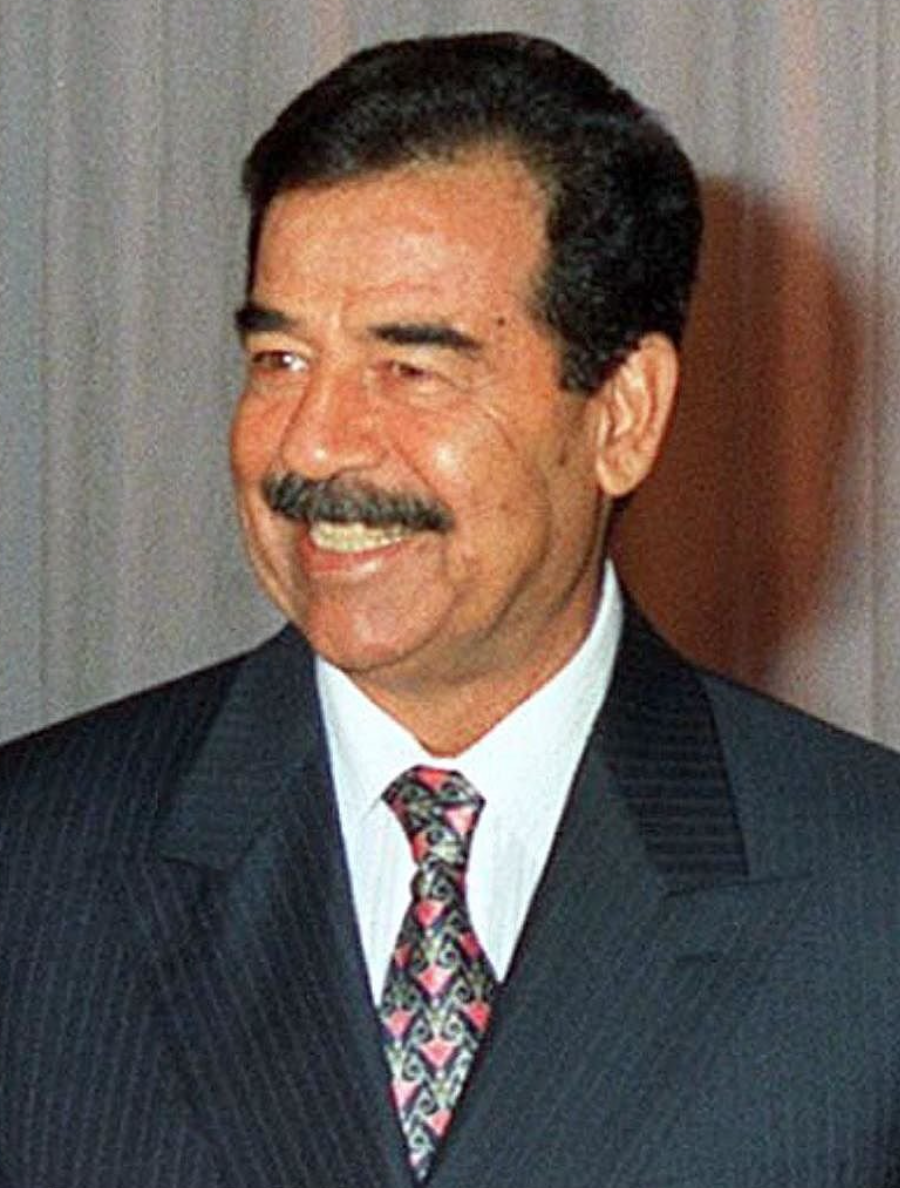 Portrait de Saddam Hussein