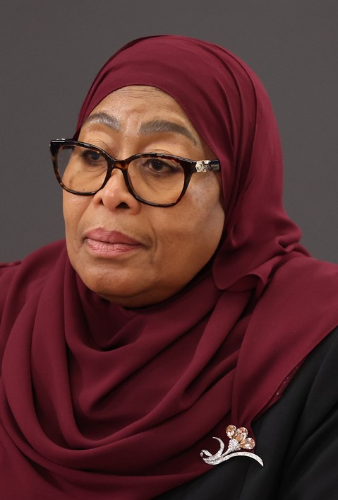 Portrait de Samia Suluhu Hassan