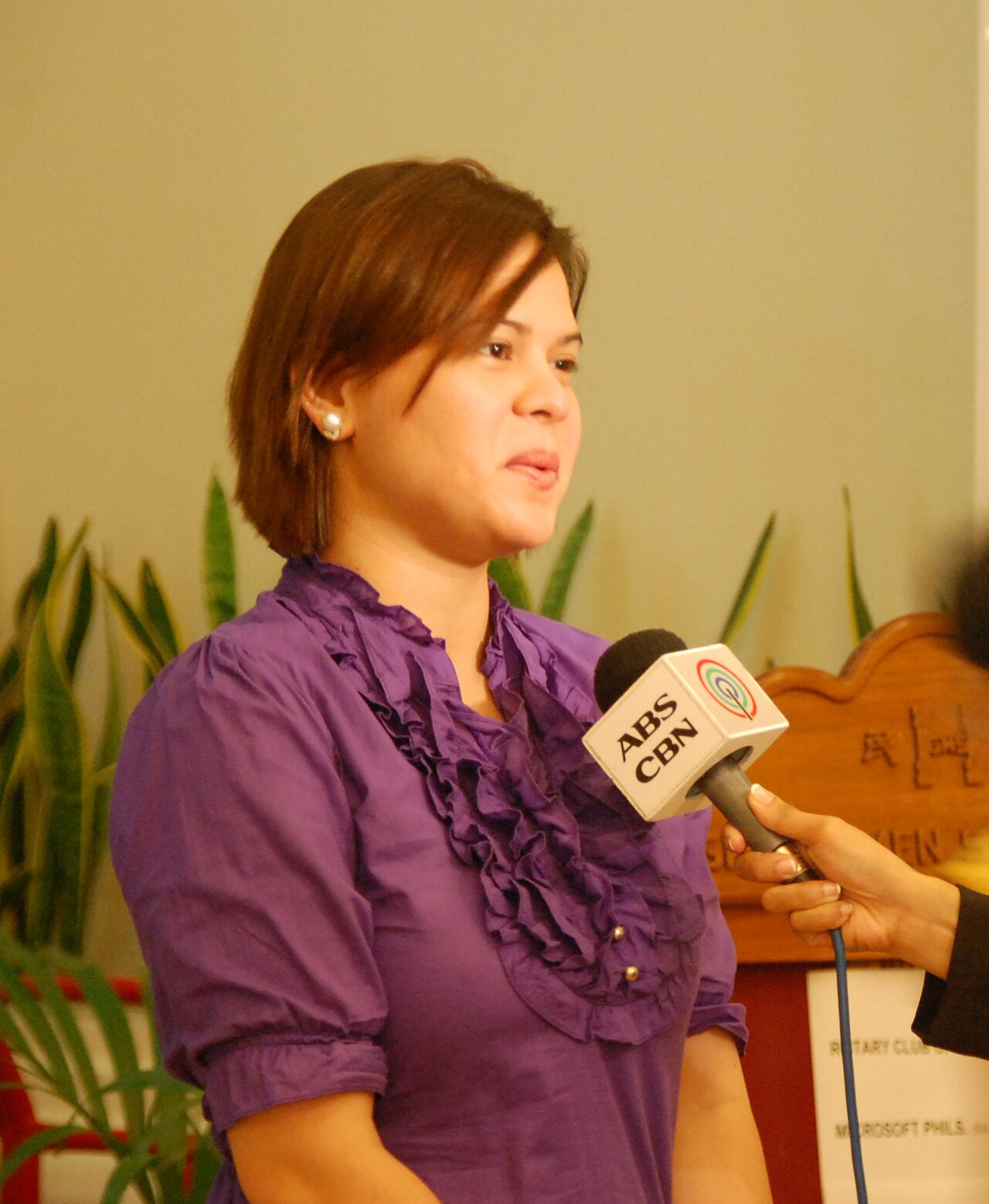 Portrait de Sara Duterte