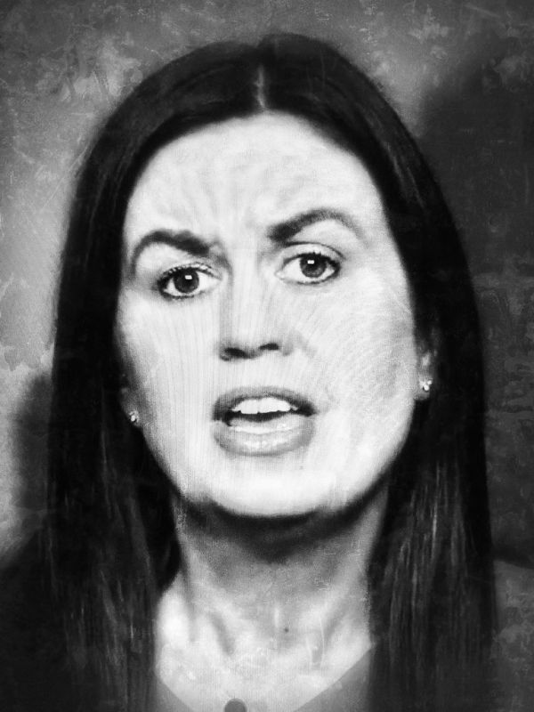 Portrait of Sarah Huckabee Sanders