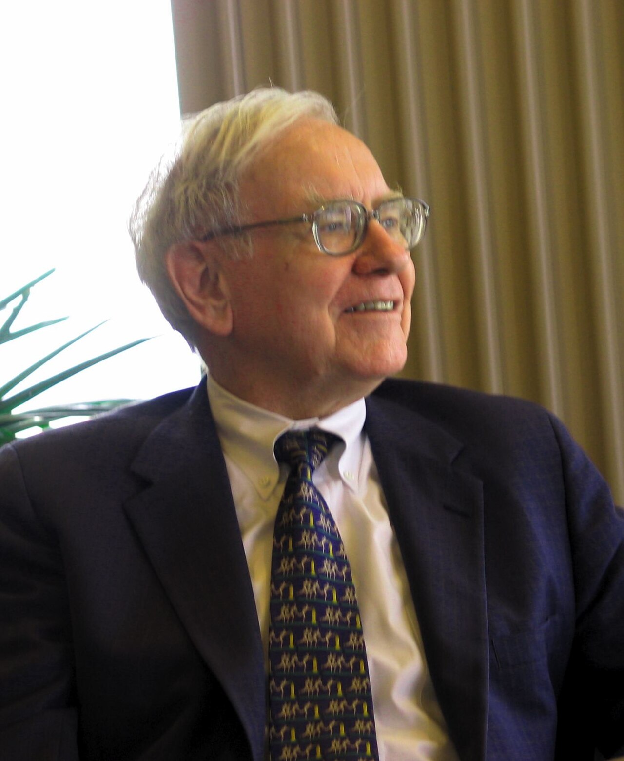 Portrait of Warren Buffett