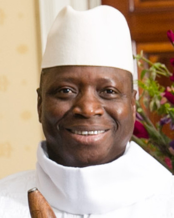 Portrait of Yahya Jammeh